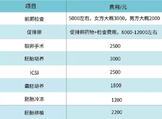 平安试管婴儿费用