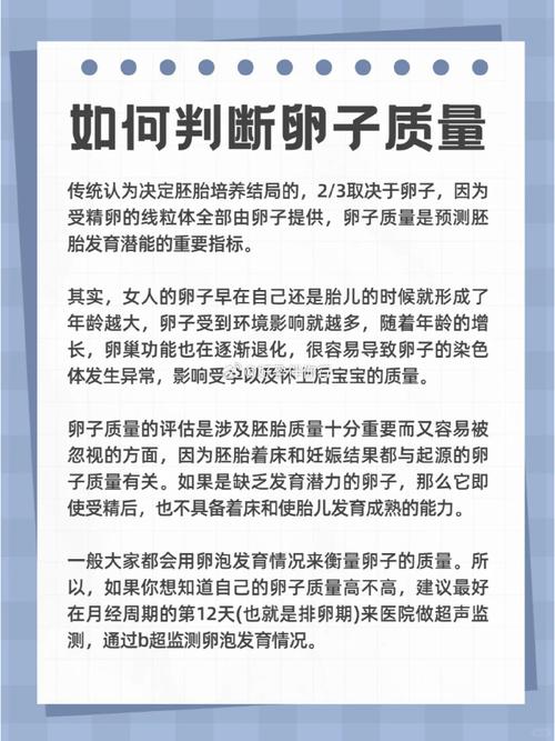 试管婴儿、胚胎发育不良、卵子质量、精子质量