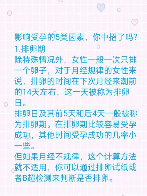 自然受孕因素