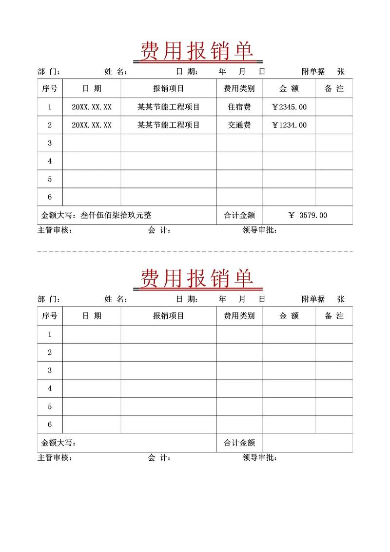 报销费用