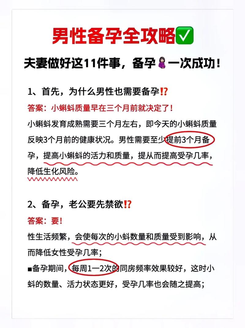  男性备孕