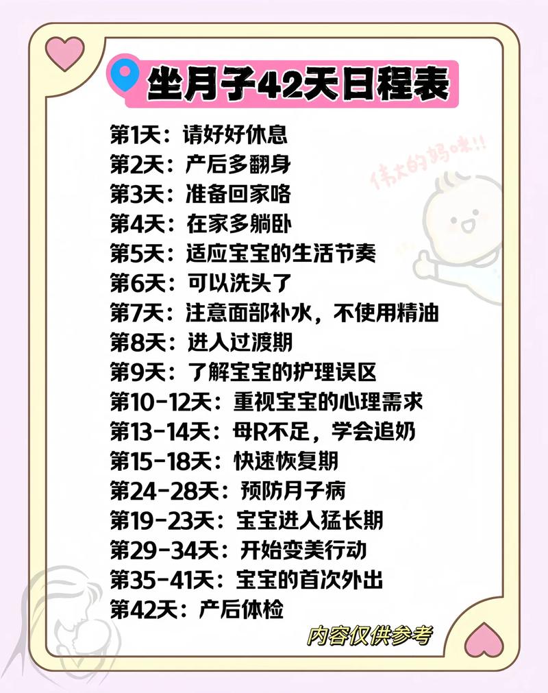 坐月子时间