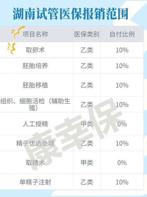湖南试管婴儿、试管婴儿费用、医疗报销