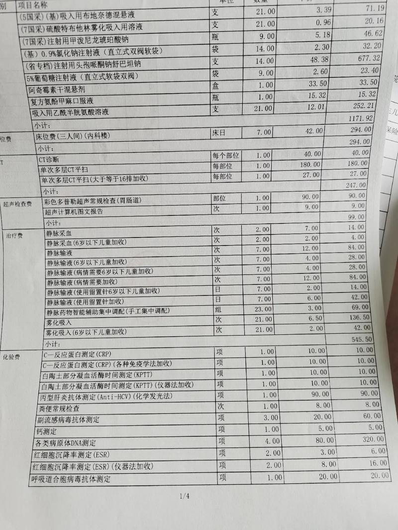 花费明细