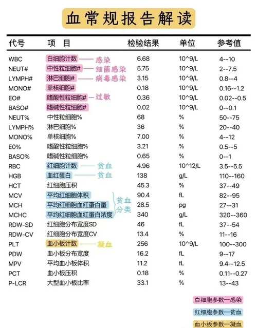  验血指标